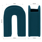 Opala Vaso Decorativo Enfeite 18x14x7cm Cerâmica Azul