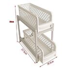 Organizador 2 Niveis  Gaveta Portátil  Armario Cesto Banheiro