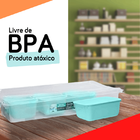 Organizador 4 Divisórias Removíveis Plasvale - Ref. 1690