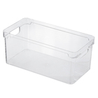 Organizador  de Plástico Clear 30x15x13 cm Translúcido OU