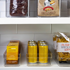 Organizador  de Plástico Clear 30x15x7cm Translúcido OU