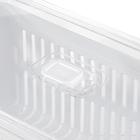 Organizador  de Plástico Clear Fresh com Cesto 5L Translúcido OU