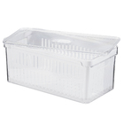 Organizador  de Plástico Clear Fresh com Cesto 5L Translúcido OU