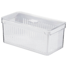 Organizador  de Plástico Clear Fresh com Cesto 5L Translúcido OU