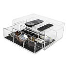 Organizador Acrílico De Mesa Ou Cabeceira Com Gaveta