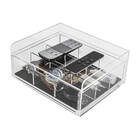 Organizador Acrílico De Mesa Ou Cabeceira Com Gaveta