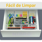 Organizador Acrílico Para Gaveta Kit Com 7 Pecas Cristal
