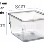 Organizador Acrílico Para Gaveta Kit Tamanhos 8x8
