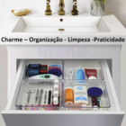 Organizador Acrílico Para Gaveta - Tamanhos 16x16x5,5cm