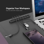 Organizador Adesivo De Cabos Ugreen 7 Slots Para Fios 50320