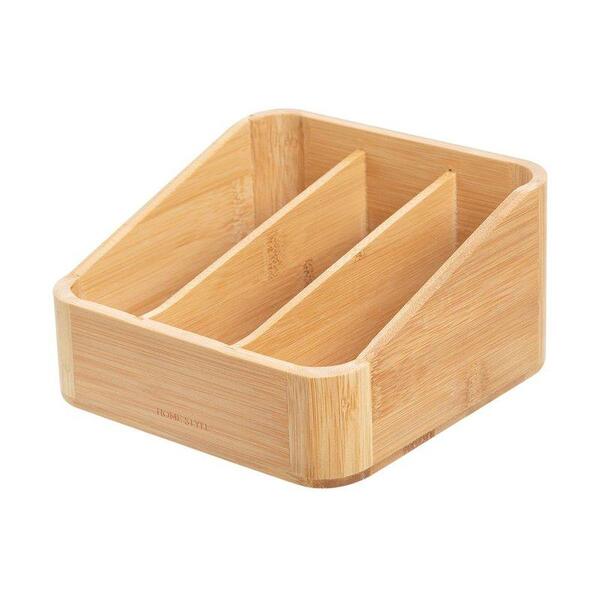 Organizador Alma Bambus 17 Cm X 17 Cm - Home Style