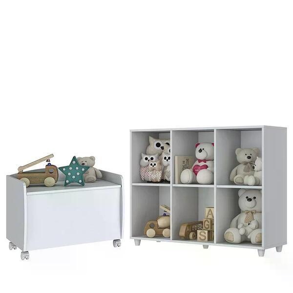 Organizador Aquarela E Baú Aquarela - Móveis Henn