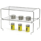 Organizador Armário Prateleira Multiuso Empilhável Cromado