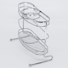 Organizador Banheiro Porta Secador De Cabelo Suporte Cromado