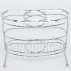 Organizador Banheiro Porta Secador De Cabelo Suporte Cromado