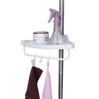 Organizador Banheiro Suporte Prateleira Cantoneira Toalheiro