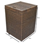 Organizador Baú Argila Brinquedo Cesto Roupa Suja Fibra Sint.