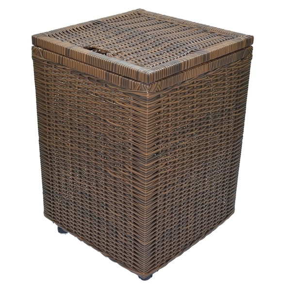 Organizador Baú Argila Brinquedo Cesto Roupa Suja Fibra Sint.