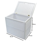 Organizador Branco De Brinquedo Cesto Roupa Suja Design