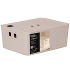 Organizador C/ Tampa 26x10x8 Cm Fly 1,5 Lts Creme Paramount