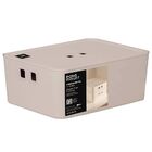 Organizador C/ Tampa 26x20x12 Cm Fly 5,2 Lts Creme Paramount