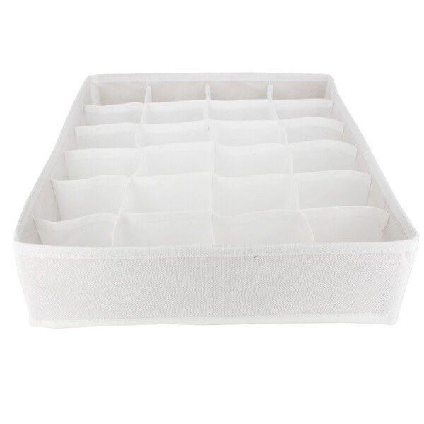 Organizador Calcinhas Cuecas 24 Colméias - Tnt Branco