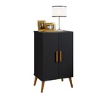 Organizador Cali Duas Portas Preto – Carmolar Móveis