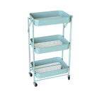 Organizador Carrinho 3 Andares Rack Casa Quarto Cozinha Salao