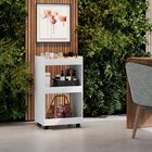 Organizador Carrinho Multiuso 3 Prateleiras Com Rodízios Jade