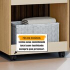 Organizador Carrinho Multiuso 3 Prateleiras Com Rodízios Jade