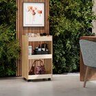 Organizador Carrinho Multiuso 3 Prateleiras Com Rodízios Jade