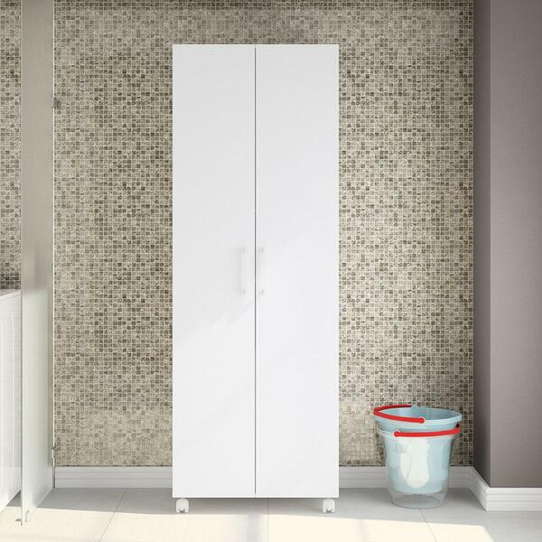 Organizador Clean Multiuso 2 Portas 4 Nichos Espaço Para Vass