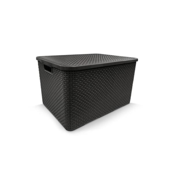 Organizador Container Com Tampa Multiuso 20 Litros Para Brinq