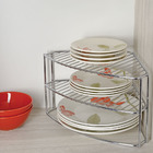 Organizador De  Canto De Ármario 3 Níveis Cromado Future