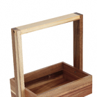 Organizador de Acácia Bege 28 x 89 x 18 Oikos