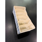 Organizador De Armário De Poliéster Chevron C/6 Grades 32x16x