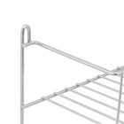 Organizador de Armário Duplo 9,5cm Aço Cromado Delinia