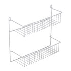 Organizador de Armário Duplo 9,5cm Aço Cromado Delinia