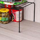 Organizador De Armário Prateleira Aramada Multiuso Preta 27cm