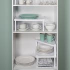 Organizador de Armário Quadrado Branco 15x26x26cm Level OU