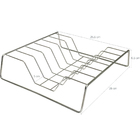 Organizador De Armário Suporte Porta 6 Tampas De Panelas