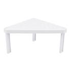 Organizador de Armário Triangular Branco 15x26x26cm Level OU