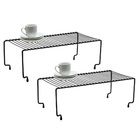 Organizador De Armários Duplo Empilhável Cozinha Schmitt Preto