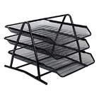 Organizador De Arquivos Em Aço Telado Para Escritorio 3 Divis