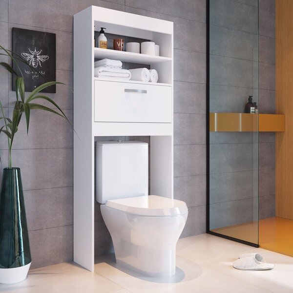 Organizador De Banheiro 295 Mdp 1 Porta Branco