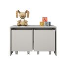 Organizador De Brinquedo Lucca C/ Mesa De Estudos Cinza