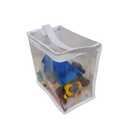 Organizador De Brinquedo Pvc Transparente 20x15x20cm