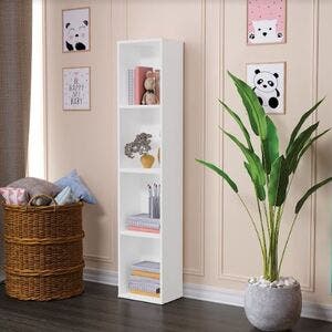 Organizador De Brinquedos Gabi 4 Nichos Branco Mdf Vertical | Leroy Merlin