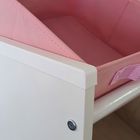 Organizador De Brinquedos Infantil Especial Rosa E Bege