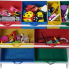 Organizador De Brinquedos Infantil Organibox Colorido Multico